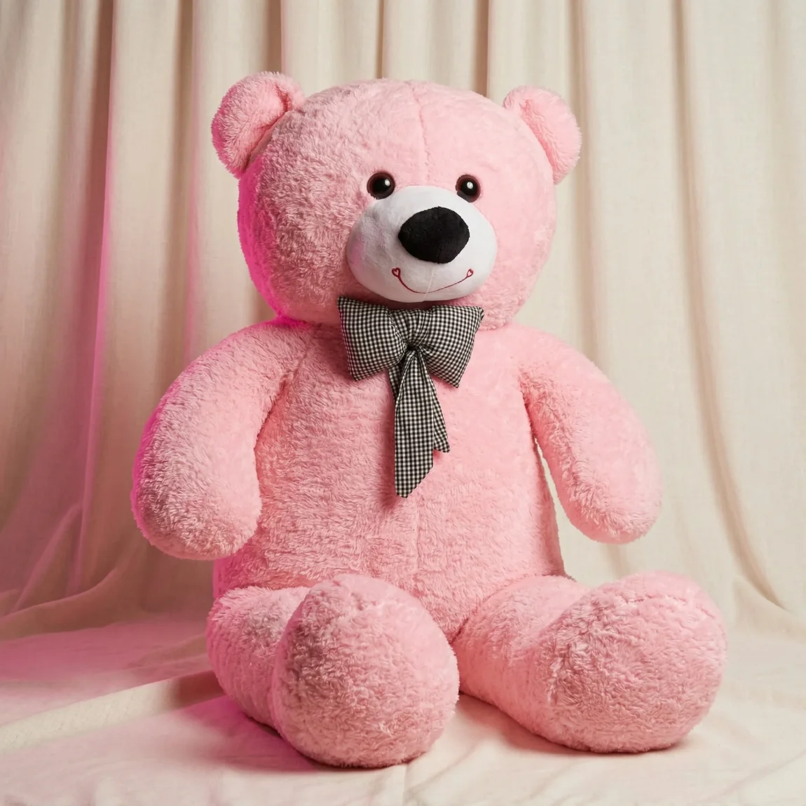 130 Cm Dev Peluş Ayıcık (Pembe)