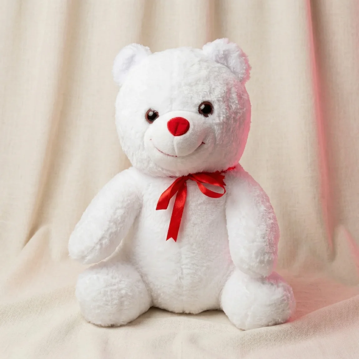 50 Cm Peluş Ayıcık (Beyaz)