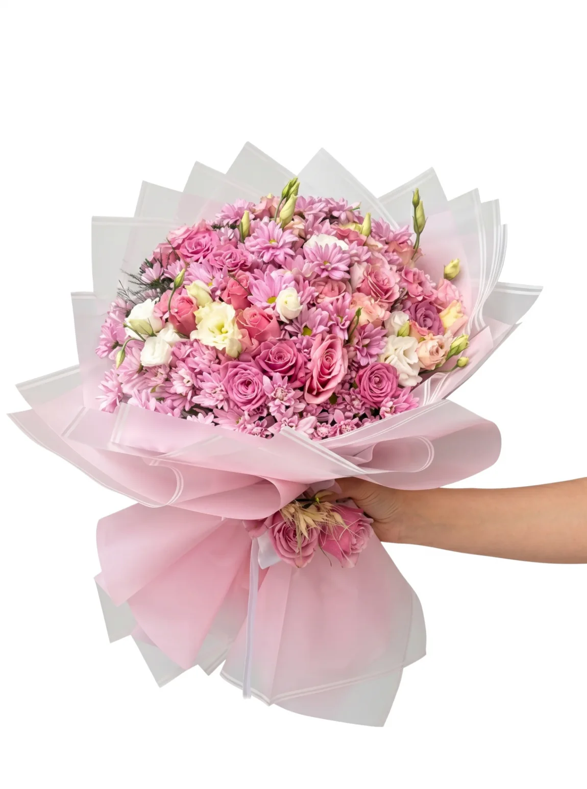 Premium Pembe Gül Buketi