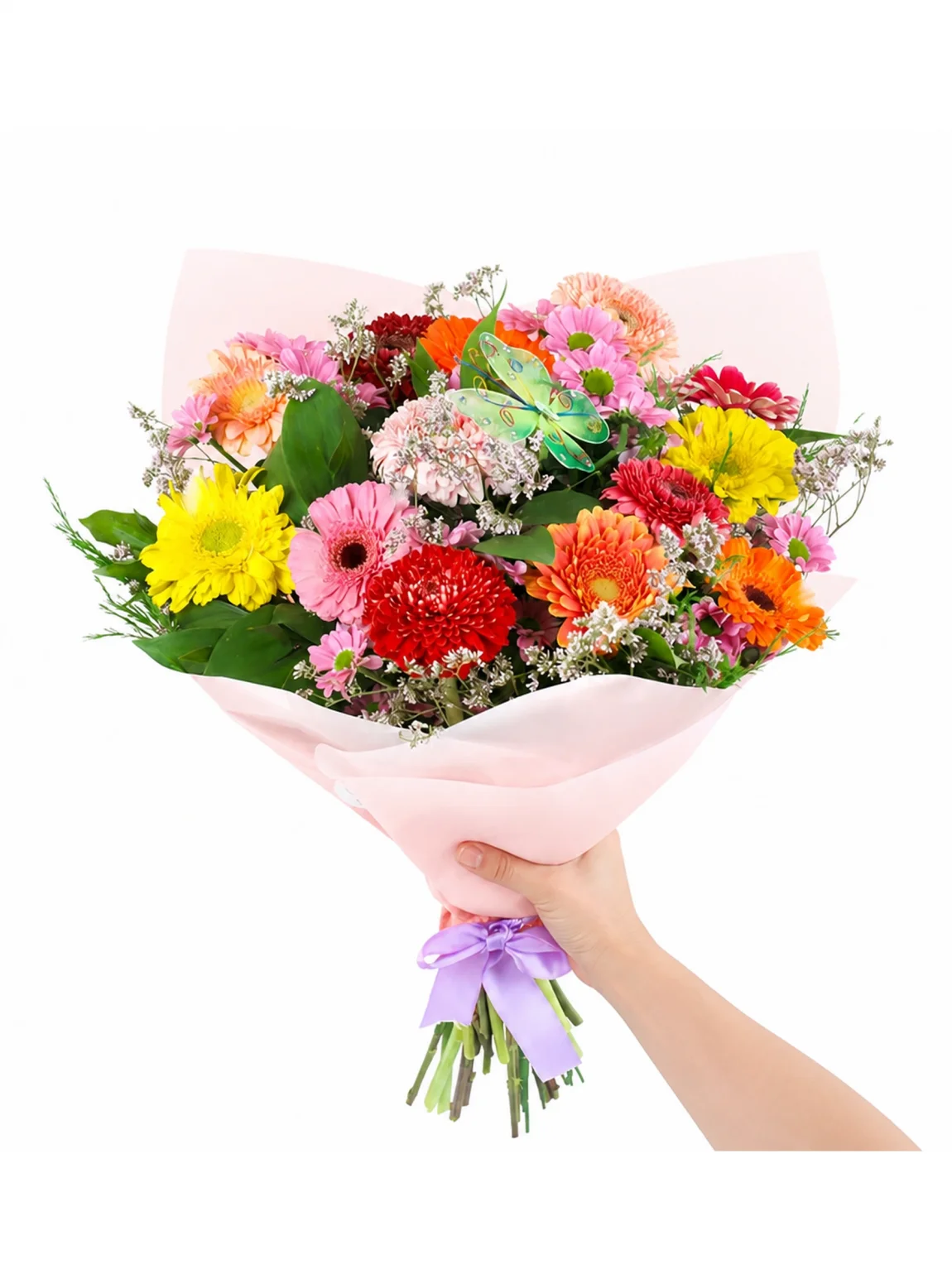 Renkli Gerbera Buketi